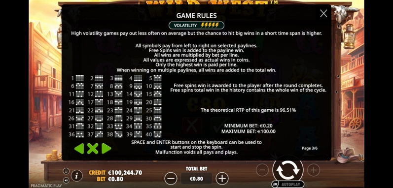 Wild West Gold Slot Pravidla Hry