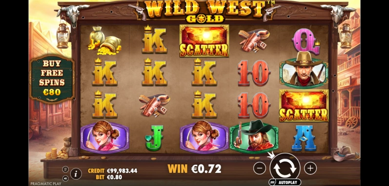 Wild West Gold Slot Téma
